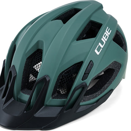 CUBE Helmet Quest Old Green