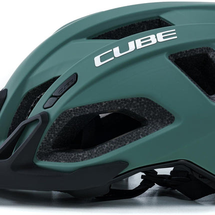 CUBE Helmet Quest Old Green