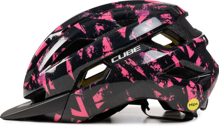 CUBE HELMET HOVER PINKACTION/BLACK