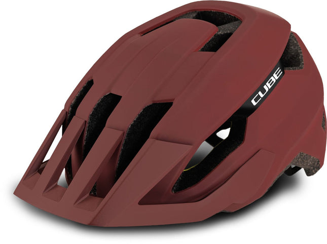 Cube Helmet Stray Burgundy