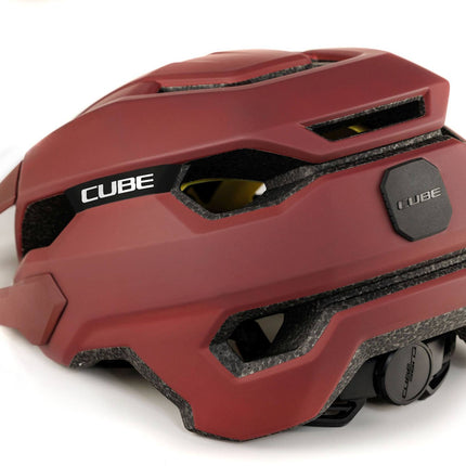 Cube Helmet Stray Burgundy
