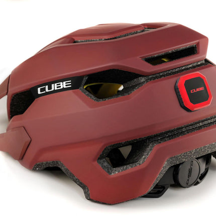 Cube Helmet Stray Burgundy