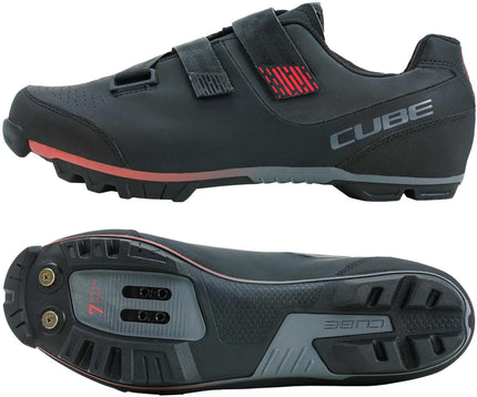 CUBE SHOES MTB PEAK BLACK/RED