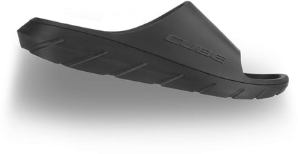 CUBE SHOES RIDE RECOVER SLIDES BLACK