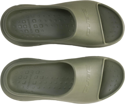 CUBE SHOES RIDE RECOVER SLIDES TM REED GREEN