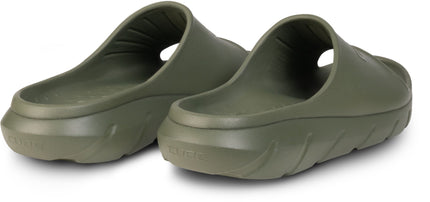 CUBE SHOES RIDE RECOVER SLIDES TM REED GREEN