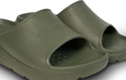 CUBE SHOES RIDE RECOVER SLIDES TM REED GREEN