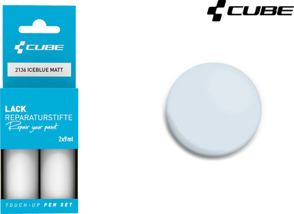 CUBE TOUCH-UP PEN SET ICEBLUE MATT 2136