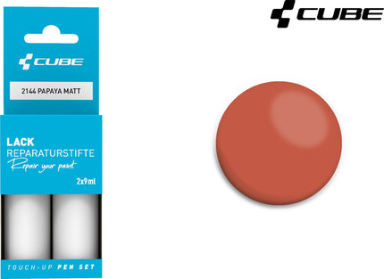 CUBE TOUCH-UP PEN SET PAPAYA MATT 2144