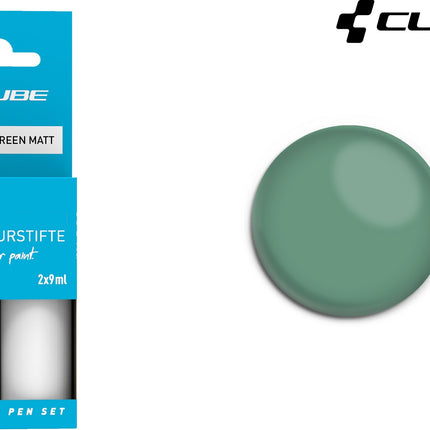 CUBE Touch Up Pen Set Jade Green Matt 2163