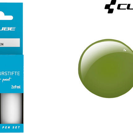 CUBE Touch Up Pen Set Retro Green Glossy 2217