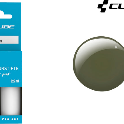 CUBE Touch Up Pen Set Olive Green Glossy 2223