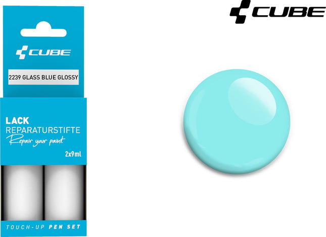 Cube Touch Up Pen Set Glass Blue Glossy 2239