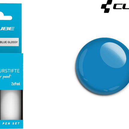 CUBE Touch Up Pen Set Vibrant Blue Glossy 2241