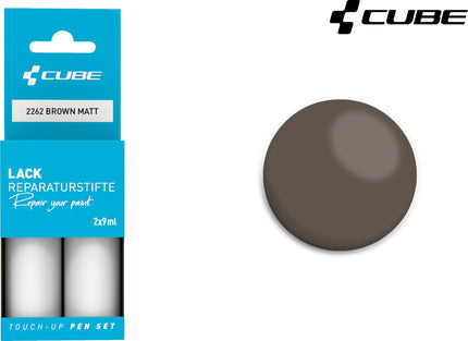 Cube Touch Up Pen Set Brown Matt 2262
