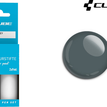 CUBE Touch Up Pen Set Blue Grey Matt 3001