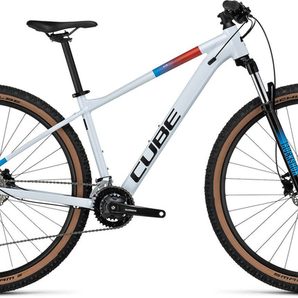 CUBE AIM SLX WHITE/BLUE/RED