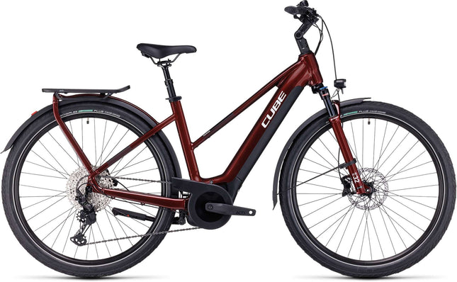 CUBE TOURING HYBRID EXC 625 RED/WHITE