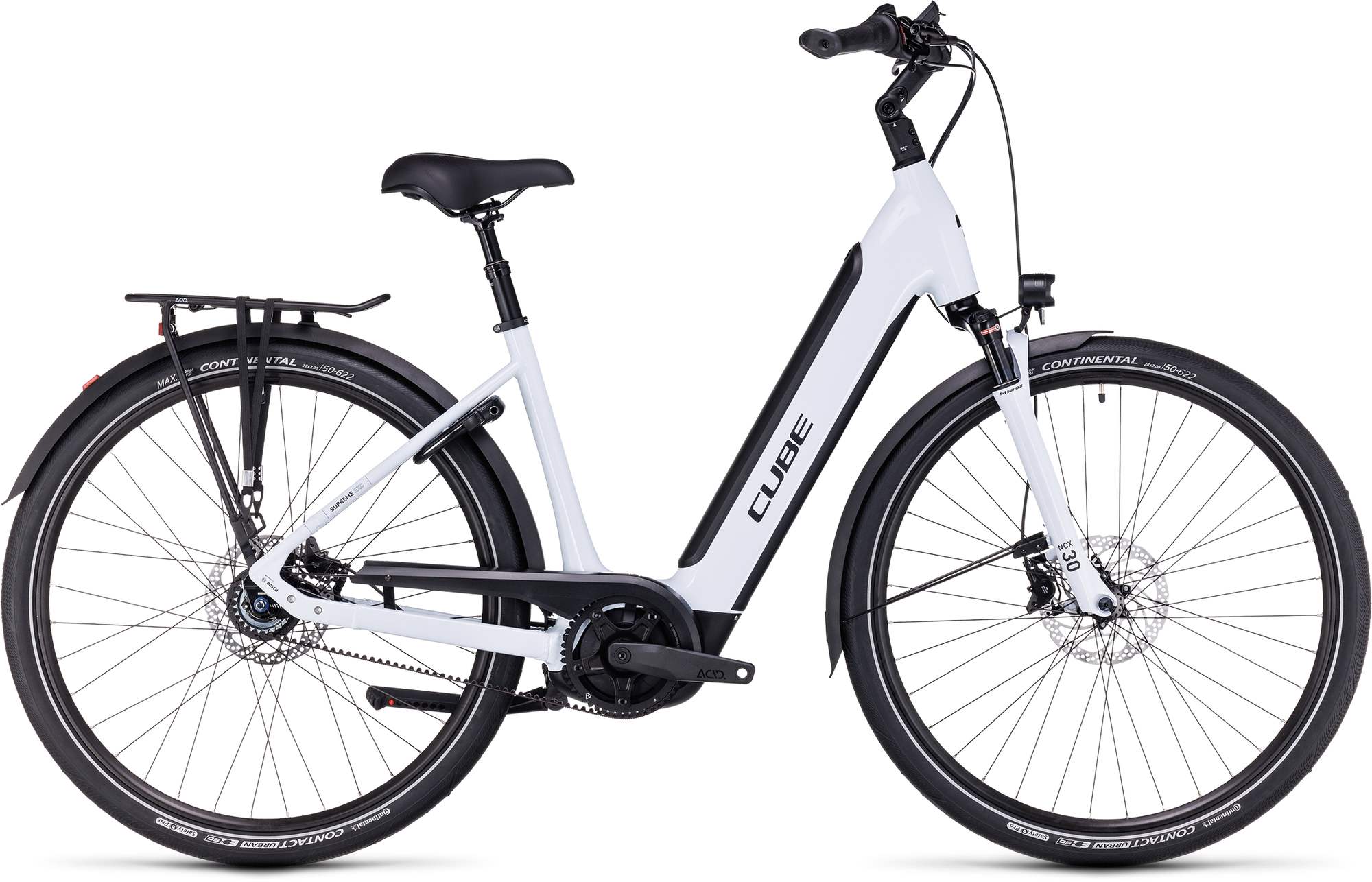 CUBE SUPREME HYBRID EXC 625 FLASHWITE/BLACK