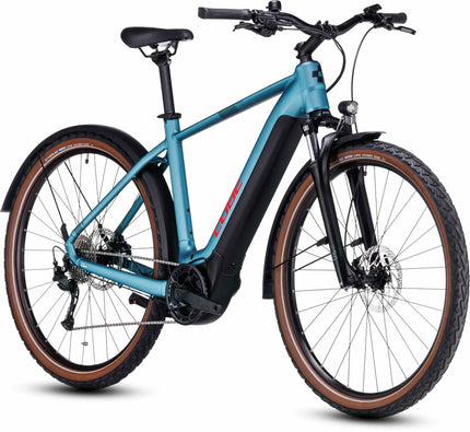 CUBE NURIDE HYBRID PERFORMANCE 625 ALLROAD METALBLUE/RED