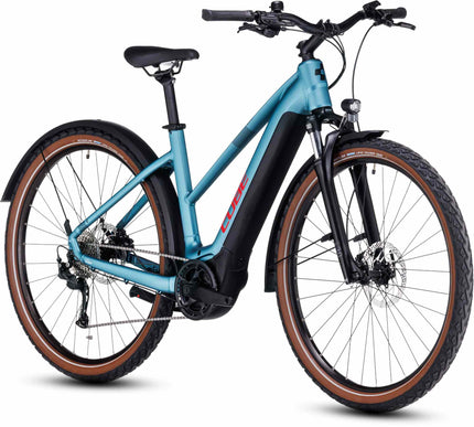 CUBE NURIDE HYBRID PERFORMANCE 625 ALLROAD METALBLUE/RED