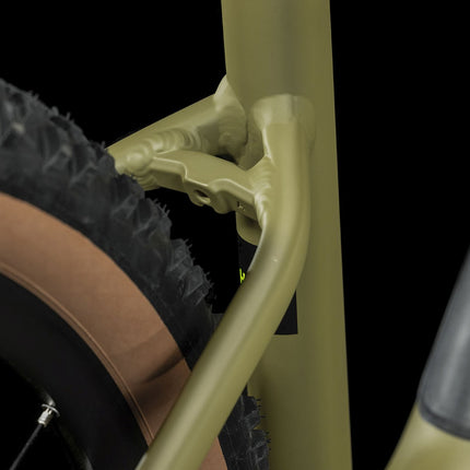 CUBE REACTION HYBRID RACE 750 OLIVE/GREEN