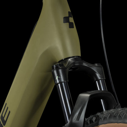 CUBE REACTION HYBRID RACE 750 OLIVE/GREEN