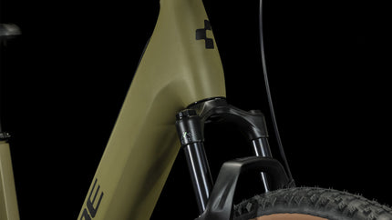 CUBE REACTION HYBRID RACE 750 OLIVE/GREEN