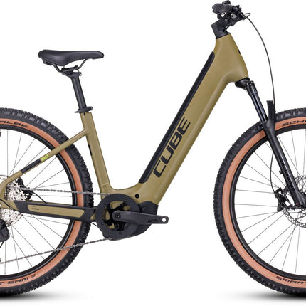 CUBE REACTION HYBRID RACE 750 OLIVE/GREEN