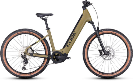 CUBE REACTION HYBRID RACE 750 OLIVE/GREEN