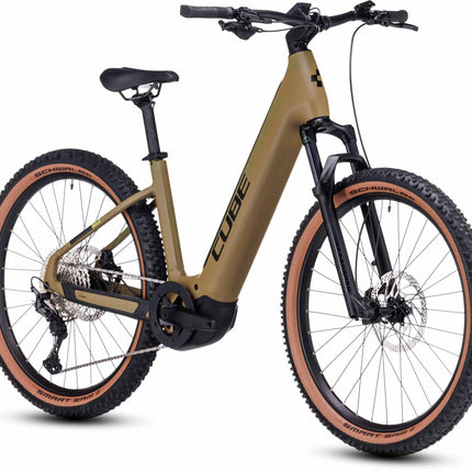CUBE REACTION HYBRID RACE 750 OLIVE/GREEN