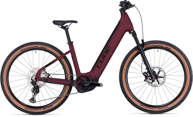 CUBE REACTION HYBRID SLX 750 RUBYRED/BLACK