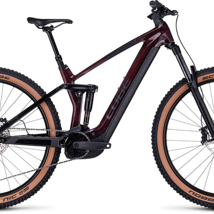 CUBE STEREO HYBRID 140 HPC RACE 750 LIQUIDRED/BLACK