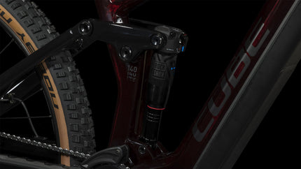 CUBE STEREO HYBRID 140 HPC RACE 750 LIQUIDRED/BLACK