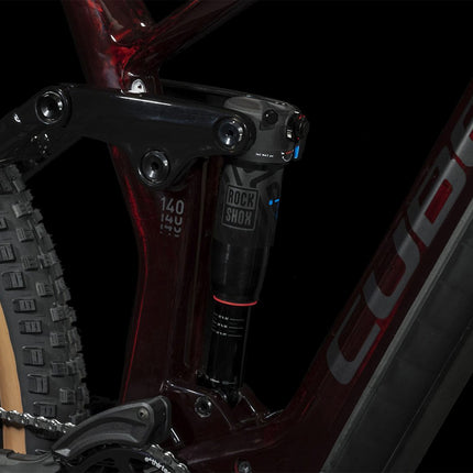 CUBE STEREO HYBRID 140 HPC RACE 750 LIQUIDRED/BLACK