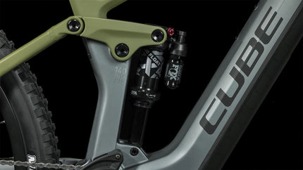 CUBE STEREO HYBRID 140 HPC TM 750 FLASHGREY/OLIVE