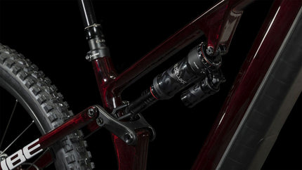 CUBE STEREO HYBRID ONE55 C:68X SLX 750 29 LIQUIDRED/CARBON