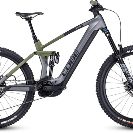 CUBE STEREO HYBRID 160 HPC TM 750 27.5 FLASHGREY/OLIVE