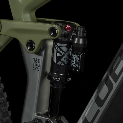 CUBE STEREO HYBRID 160 HPC TM 750 27.5 FLASHGREY/OLIVE