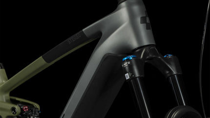 CUBE STEREO HYBRID 160 HPC TM 750 27.5 FLASHGREY/OLIVE