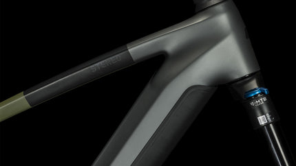 CUBE STEREO HYBRID 160 HPC TM 750 27.5 FLASHGREY/OLIVE