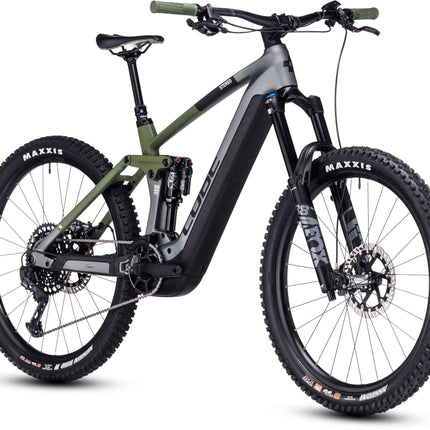 CUBE STEREO HYBRID 160 HPC TM 750 27.5 FLASHGREY/OLIVE