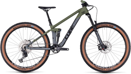 CUBE STEREO 140 HPC ROOKIE FLASHGREY/OLIVE