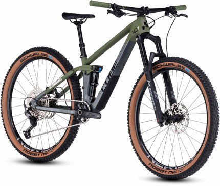 CUBE STEREO 140 HPC ROOKIE FLASHGREY/OLIVE