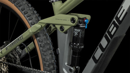 CUBE STEREO 140 HPC ROOKIE FLASHGREY/OLIVE