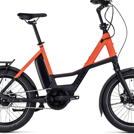 CUBE COMPACT HYBRID 500 BLACK/SPARKORANGE