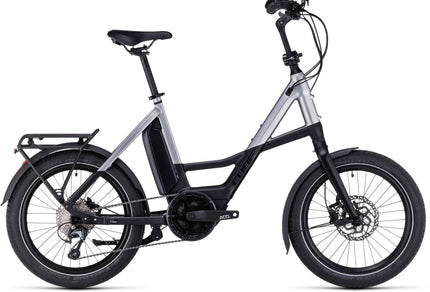 CUBE COMPACT SPORT HYBRID 500 BLACK/POLARSILVER