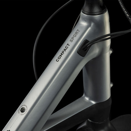 CUBE COMPACT SPORT HYBRID 500 BLACK/POLARSILVER