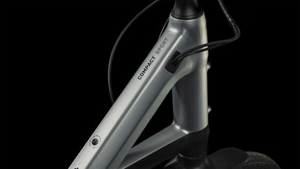 CUBE COMPACT SPORT HYBRID 500 BLACK/POLARSILVER