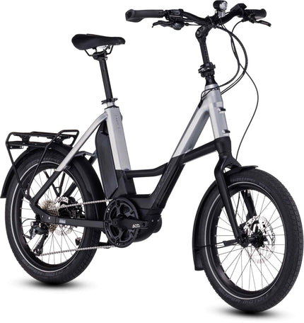 CUBE COMPACT SPORT HYBRID 500 BLACK/POLARSILVER